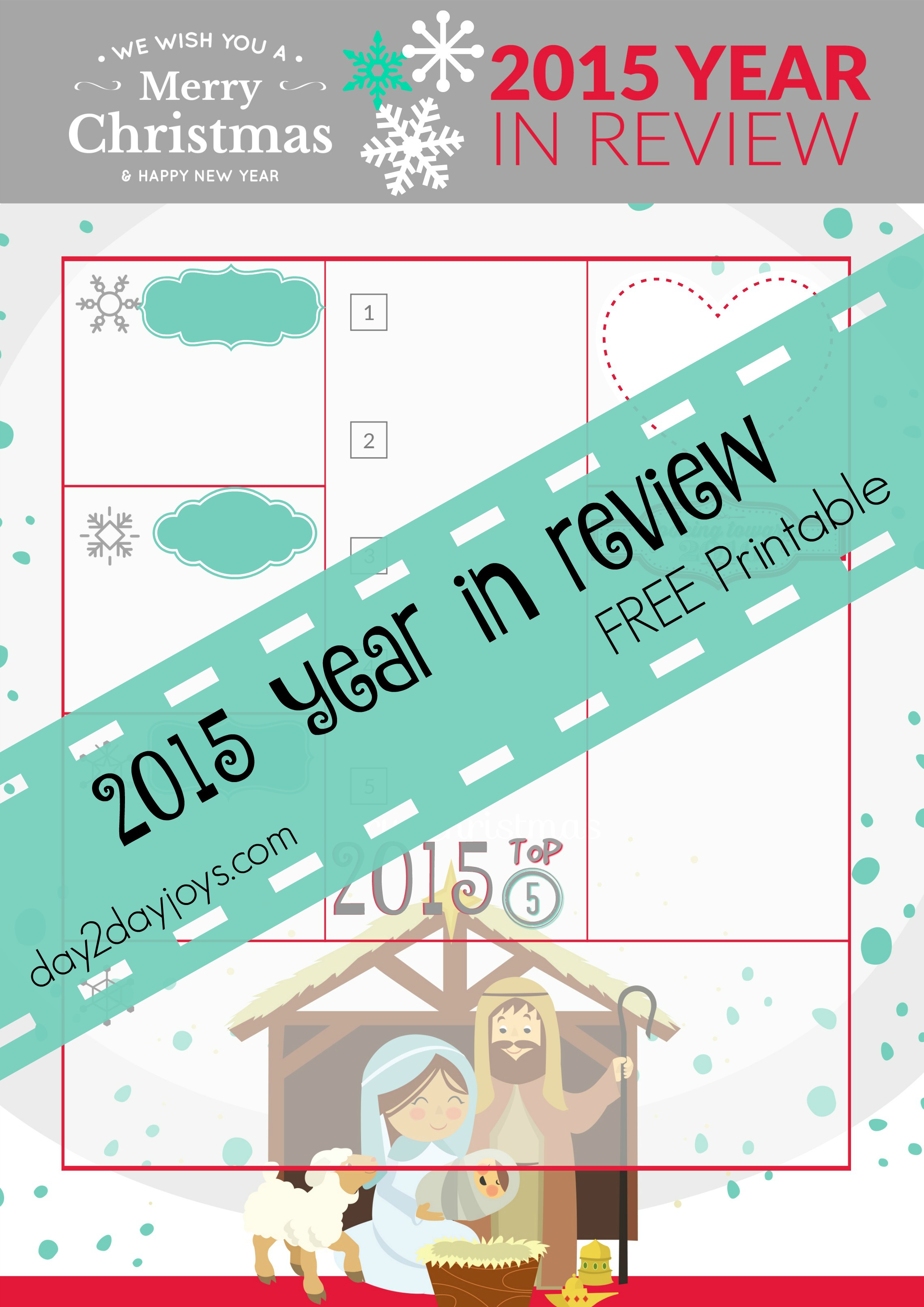 A Year In Review Template
