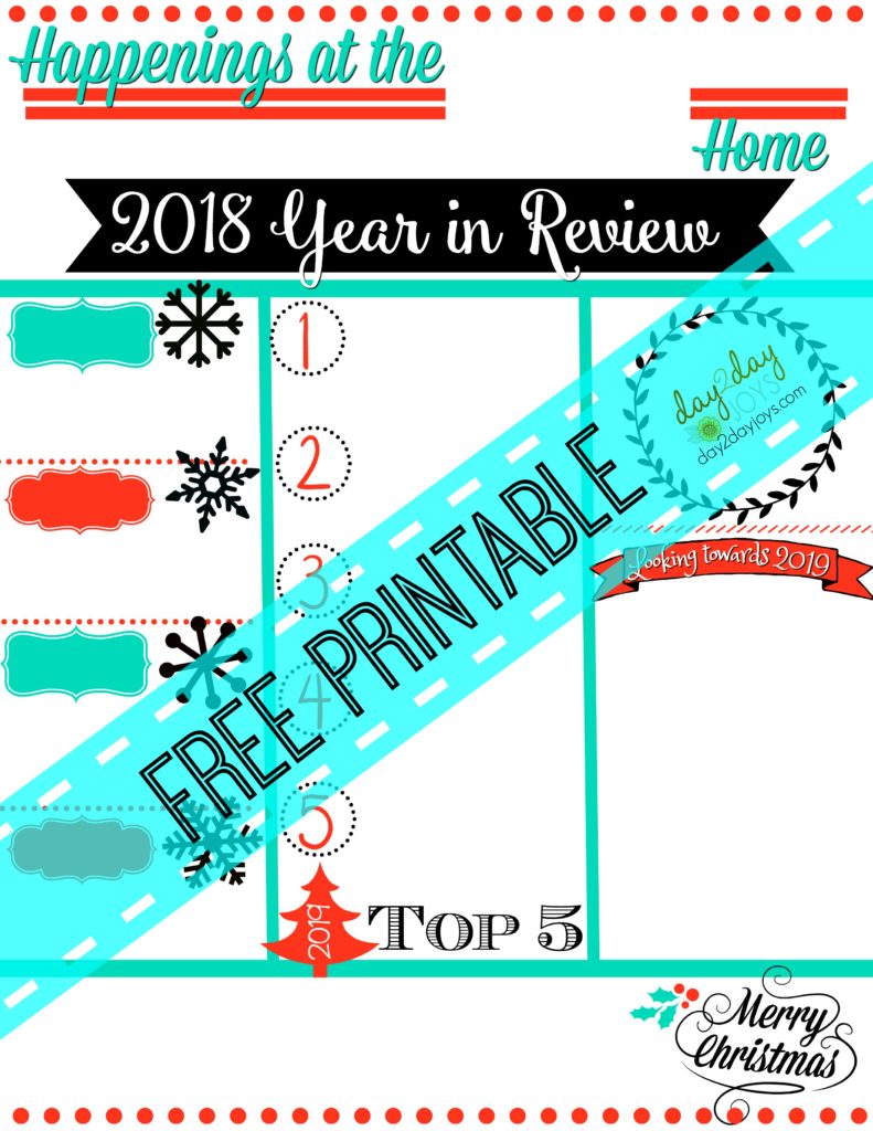 Year in Review Letter {Christmas Letter} Day2Day Joys