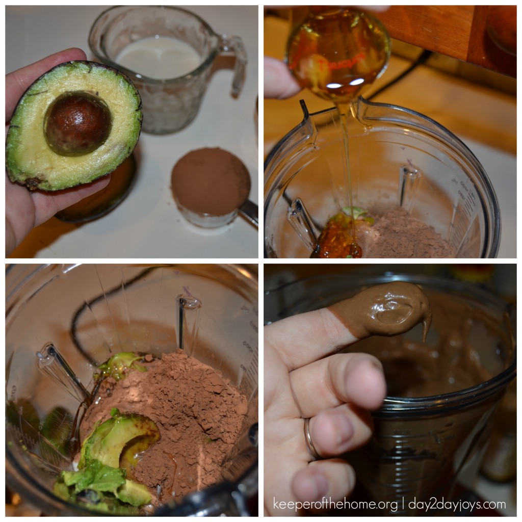 Chocolate Avocado Popsicle Collage